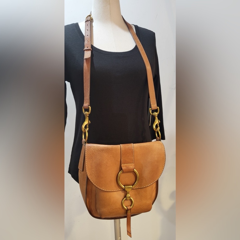 💎Price Drop.....FRYE tan Ilana saddle leather crossbody bag